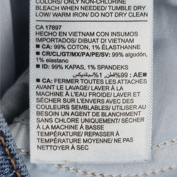 Old Navy Womens 8 Distressed Denim Cut Off Shorts 30" Waist - Picture 5 of 11